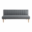 Serta Stanford Convertible Sleeper Sofa in Gray Fabric Upholstery
