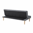 Serta Stanford Convertible Sleeper Sofa in Gray Fabric Upholstery