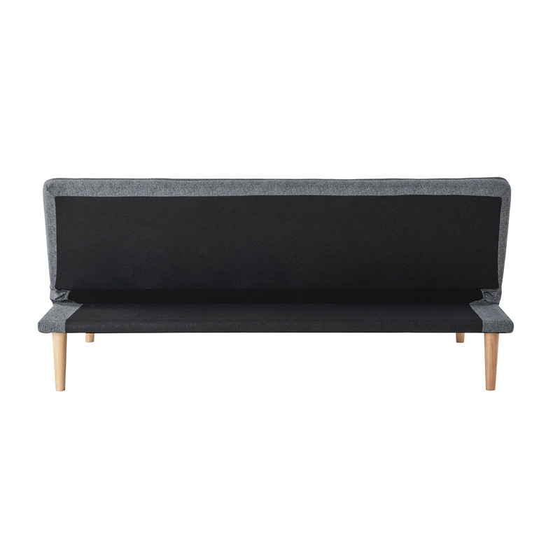 Serta Stanford Convertible Sleeper Sofa in Gray Fabric Upholstery