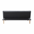 Serta Stanford Convertible Sleeper Sofa in Gray Fabric Upholstery