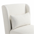 Lifestyle Solutions Elmway Accent Chair in Ivory Fabric Upholstery