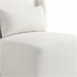 Lifestyle Solutions Elmway Accent Chair in Ivory Fabric Upholstery