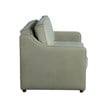 Serta Donovan Convertible Loveseat in Sage Green Fabric Upholstery