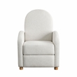 LifeStyle Solutions Relax Lounger Lacey Pushback Recliner Cream Polyester Fabric
