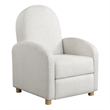 LifeStyle Solutions Relax Lounger Lacey Pushback Recliner Cream Polyester Fabric