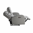 Relax A Lounger Ashland Power Recliner Loveseat in Gray Vegan Faux Leather
