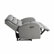 Relax A Lounger Ashland Power Recliner Loveseat in Gray Vegan Faux Leather