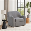 Studio Living Greenville Chair in Gray Boucle Fabric Upholstery