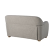 Studio Living Greenville Loveseat in Pebble Gray Boucle Fabric