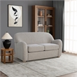 Studio Living Greenville Loveseat in Pebble Gray Boucle Fabric