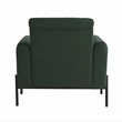 Studio Living Kensington Accent Chair in Green Velvet Fabric