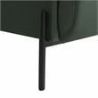 Studio Living Kensington Accent Chair in Green Velvet Fabric