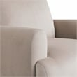 Studio Living Kensington Accent Chair in Taupe Velvet Fabric