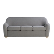 Studio Living Greenville Sofa in Gray Boucle Fabric Upholstery