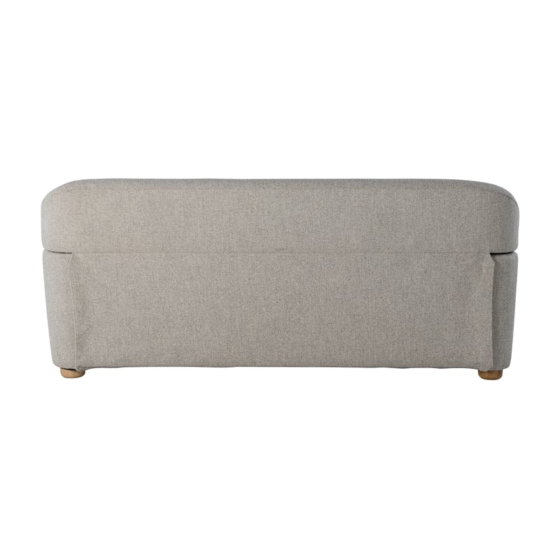 Studio Living Greenville Sofa in Pebble Gray Boucle Fabric Upholstery