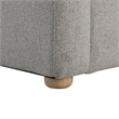 Studio Living Greenville Sofa in Pebble Gray Boucle Fabric Upholstery