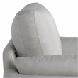 Studio Living Bradley Chair in Smoke Gray Woven Fabric Upholstery