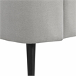 Studio Living Bradley Chair in Smoke Gray Woven Fabric Upholstery