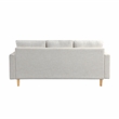 LifeStyle Solutions Studio Living Statham Sofa in Cream Woven Fabric Upholstery