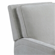 Relax A Lounger Sarina Pushback Recliner in Light Gray Woven Fabric Upholstery