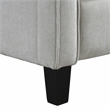 Relax A Lounger Sarina Pushback Recliner in Light Gray Woven Fabric Upholstery