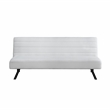 Serta Dawson Convertible Sofa in Ivory Fabric Upholstery