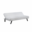 Serta Dawson Convertible Sofa in Ivory Fabric Upholstery