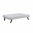 Serta Dawson Convertible Sofa in Ivory Fabric Upholstery