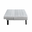 Serta Dawson Convertible Sofa in Ivory Fabric Upholstery