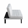 Serta Dawson Convertible Sofa in Ivory Fabric Upholstery