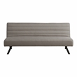 Serta Dawson Convertible Sofa in Taupe Fabric Upholstery