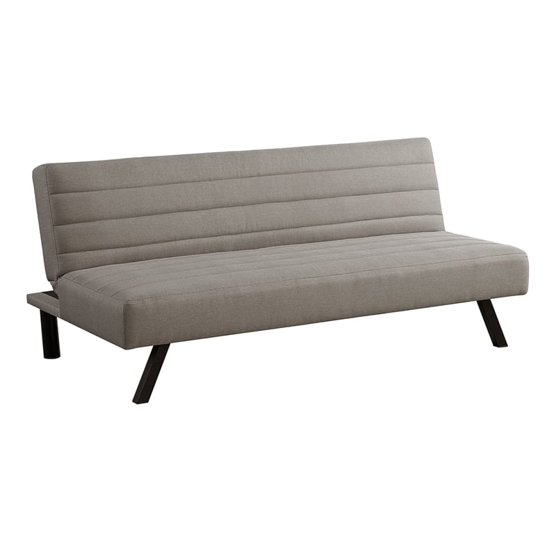 Serta Dawson Convertible Sofa in Taupe Fabric Upholstery