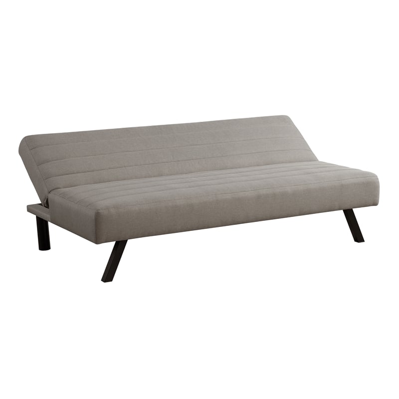 Serta Dawson Convertible Sofa in Taupe Fabric Upholstery