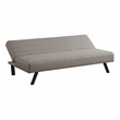Serta Dawson Convertible Sofa in Taupe Fabric Upholstery