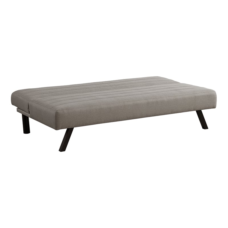 Serta Dawson Convertible Sofa in Taupe Fabric Upholstery