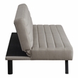 Serta Dawson Convertible Sofa in Taupe Fabric Upholstery