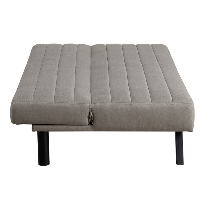Serta Dawson Convertible Sofa in Taupe Fabric Upholstery