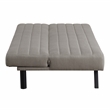 Serta Dawson Convertible Sofa in Taupe Fabric Upholstery