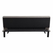 Serta Dawson Convertible Sofa in Taupe Fabric Upholstery