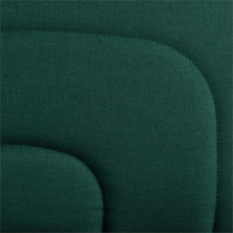 Serta Fenton Convertible Sofa in Green Fabric Upholstery