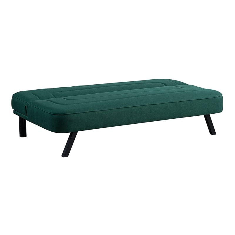 Serta Fenton Convertible Sofa in Green Fabric Upholstery