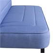 Serta Fenton Convertible Sofa in Blue Fabric Upholstery