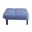 Serta Fenton Convertible Sofa in Blue Fabric Upholstery