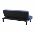 Serta Fenton Convertible Sofa in Blue Fabric Upholstery