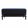 Serta Fenton Convertible Sofa in Blue Fabric Upholstery
