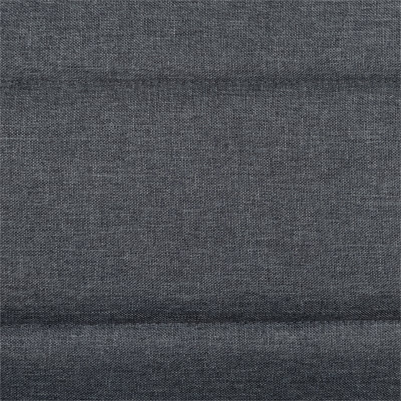 Serta Fenton Convertible Sofa in Charcoal Fabric Upholstery