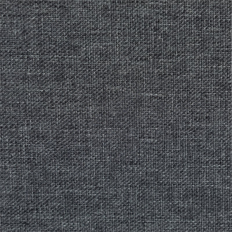 Serta Fenton Convertible Sofa in Charcoal Fabric Upholstery