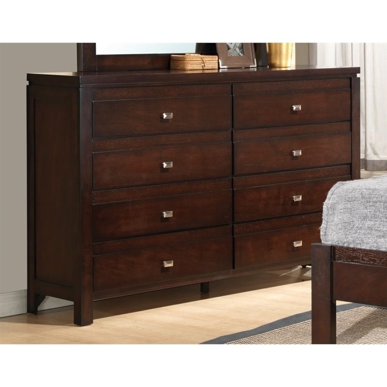 Coaster Cameron 8 Drawer Dresser in Rich Brown 203493