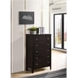 Carlton 5-drawer Bedroom Chest Cappuccino