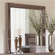 Coaster Kauffman Transitional Rectangular Wood Mirror in Brown